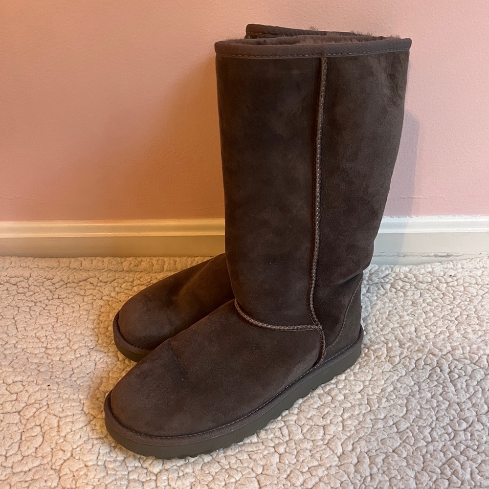 grey tall ugg boots